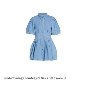 Jonathan Simkhai Denim Ciara dress.